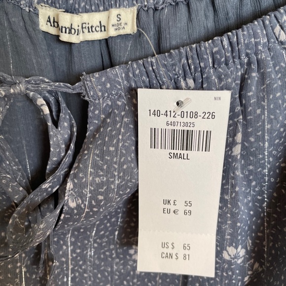 NWT Abercrombie Off-the-Shoulder Chiffon Bodysuit - Picture 5 of 6